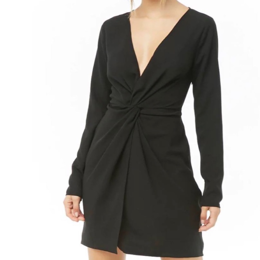 Black Long Sleeve Dress - Picture 1 of 2